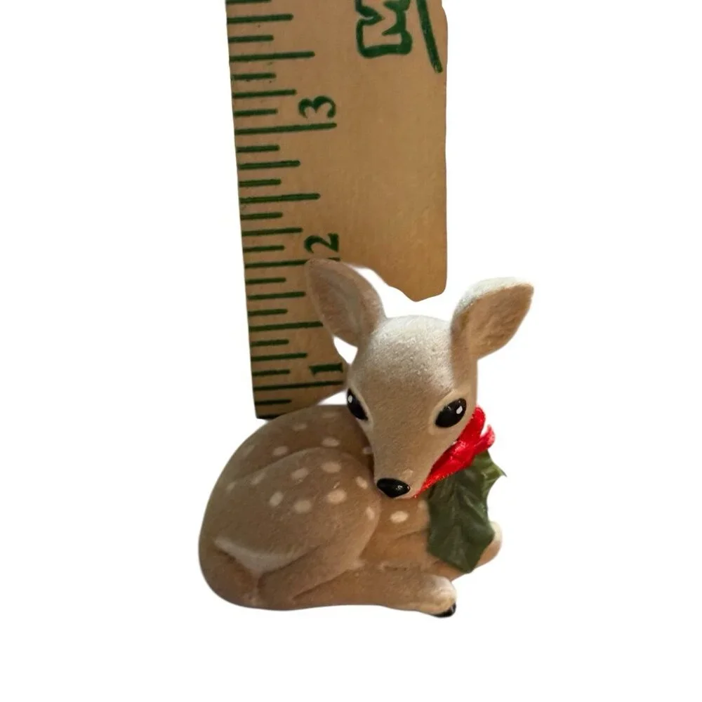 Hallmark 1989 Gentle Fawn Christmas‎ Ornament Holiday 80's Retro Vintage